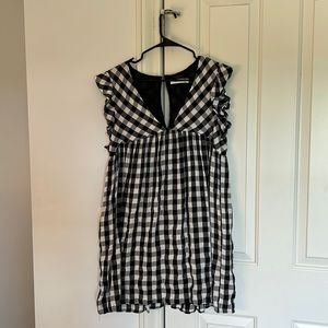 Boutique checkered romper!!!